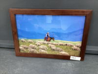 SHEEP HERDER PHOTO W/FRAME