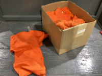 ORANGE T-SHIRTS - HEAVY COTTON -ASSORTED SIZES