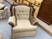 WING BACK ARM CHAIR