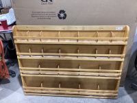 24 COMPARTMENT WALL SHELF