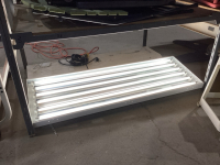 SHELF #3 - 2 T8 FLUORESCENT LIGHT FIXTURES - PLUG IN STYLE