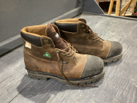 WOLVERINE LINED STEEL TOE WORK BOOTS - SIZE 13