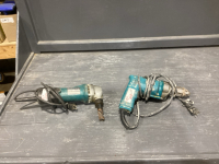 2 MAKITA - 1 DRILL, ANGLE NIBBLER(PARTS ONLY)