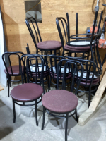 (12) CHAIRS - METAL FRAMES