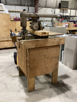 CRAFTSMAN RADIAL ARM SAW ON WOOD BASE