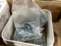 SMALL BUCKET OF TURQUOISE METAL SCREWS - 1 1/2"