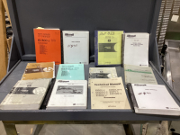 (2) BOXES OF SERVICE MANUALS & PARTS CATALOGUES - VARIETY