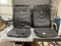 2 NEW BUCKET SEAT COVERS W/HEAD REST