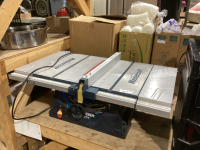 MASTERCRAFT TABLE SAW 10” W/ DUAL EXTENSION WINGS