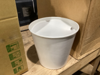 CARDBOARD CHICKEN BUCKETS WITH LIDS