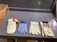 WELDING GLOVES (L), 2 PAIRS GLOVES, 1 PAIR MITTS