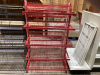 RED DISPLAY RACK