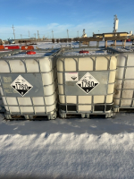 Portable Polly tanks in galvanized crib