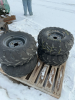 Set of 4 Kubota rims & tires