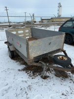 Single axle yard cart