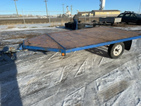 12 foot single axle 2 place sled trailer