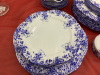 FINE CHINA DISH SET - "DAINTY BLUE". BY SHELLEY & ROYAL ALBERT - LARGE SET - 2