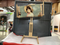 NEEDLECRAFT FRAME W/ UNFINISHED PICTURE