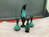 (4) BMP VASES - (3) SMALLER, (1) LARGER.....UNMARKED