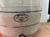 MEDICINE HAT MEDALTA ALBERTA 75TH WATER CROCK WITH LID - 2