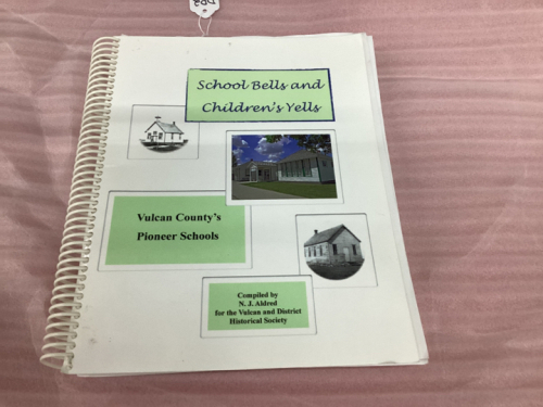"SCHOOL BELLS & CHILDRENS YELLS" VULCAN HISTORY BOOK - PIONEER SCHOOLS