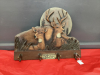 DUCKS UNLIMITED COAT/HAT RACK - RESIN