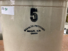 5 GALLON REDCLIFF MEDALTA CROCK W/ LID - 2
