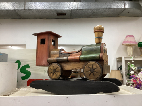 WOOD TRAIN ROCKER