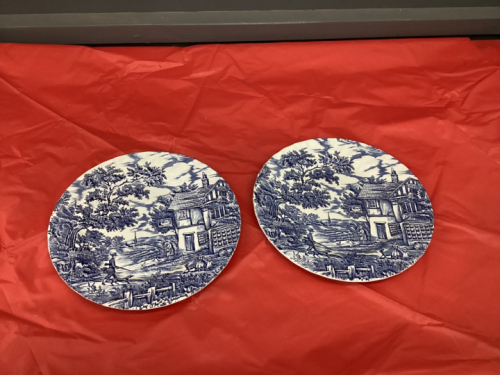 (2) COLLECTIBLE PLATES - "THE HUNTER" BY MYOTT