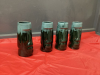 (4) BEAUCE "EASTER ISLAND" FACE VASES