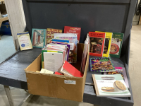 BOX OF COOKBOOKS