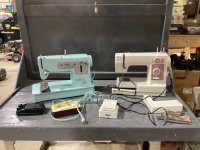 SINGER SEWING MACHINE + JANOME SEWING MACHINE