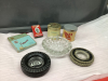 COLLECTION OF TOBACCO ITEMS - PLAYERS TINS, BRIER CANS, "TIRE" ASHTRAYS