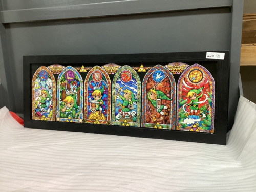 LONG ELF PICTURE - "STAINED GLASS" LOOK