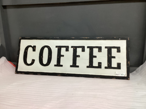 METAL "COFFEE" SIGN