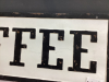 METAL "COFFEE" SIGN - 2