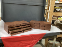 (2) STORAGE CASES FOR COLLECTOR PLATES -CARDBOARD