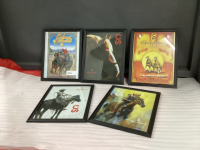 (5) FRAMED CALGARY STAMPEDE POSTERS - SMALLER SIZE...2006-2022