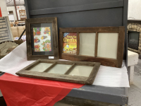 (3) BARNWOOD PICTURE FRAMES