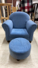 KIDS ARM CHAIR WITH OTTOMAN