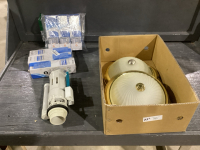 WATER FILTERS, 2 CEILING FIXTURES + TOILET FLUSH VALVE