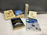 BOX OF COWBOY HARD & SOFT COVER BOOKS - NON-FICTION