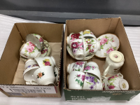 TEA CUPS & SAUCERS