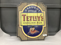 TETLEY'S ENGLISH ALE PICTURE ON BOARD