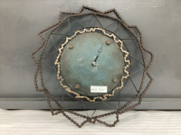 BICYCLE CHAIN CLOCK