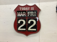 "INTERSTATE SIGN" CALENDAR