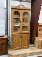 CORNER CURIO CABINET