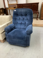 BLUE ROCKER/RECLINER