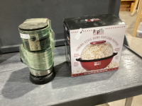 HAMILTON BEACH COFFEE MAKER + CINEMA STYLE POPCORN MAKER