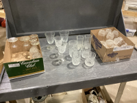 2 BOXES - ASSORTED GLASSWARE